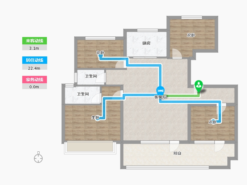 山东省-济宁市-九巨龙孝养城-112.19-户型库-动静线