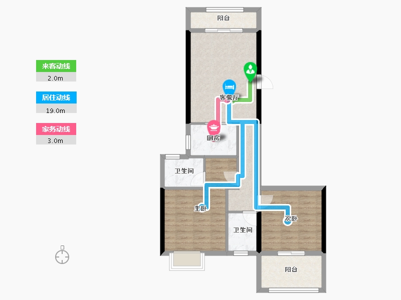 福建省-福州市-中铁城江督府-72.11-户型库-动静线