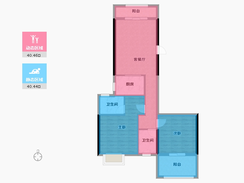 福建省-福州市-中铁城江督府-72.11-户型库-动静分区