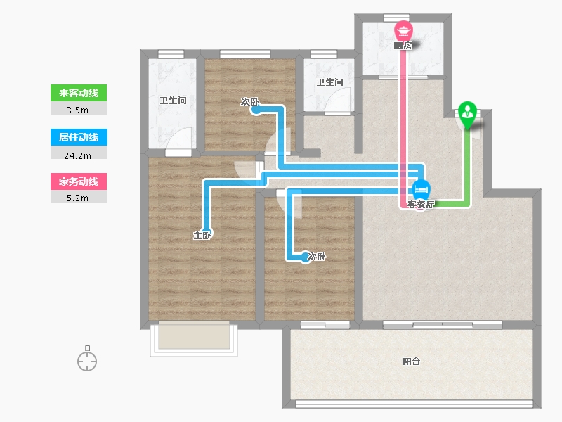 河南省-濮阳市-向荣·翡翠城-99.10-户型库-动静线