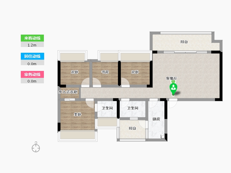 云南省-昭通市-红星国际-91.15-户型库-动静线