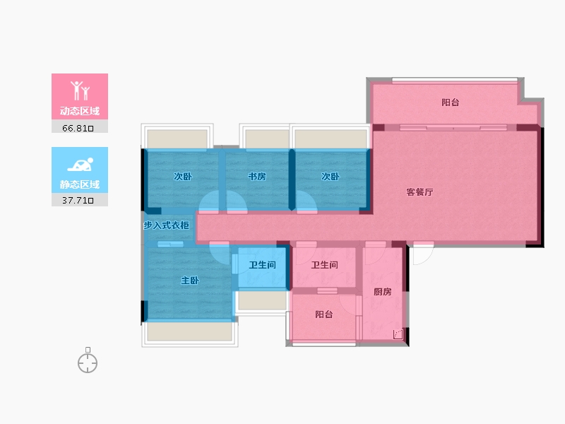 云南省-昭通市-红星国际-91.15-户型库-动静分区