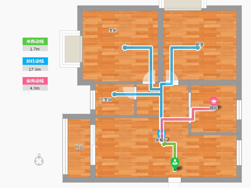 福建省-福州市-中庚东金-57.59-户型库-动静线