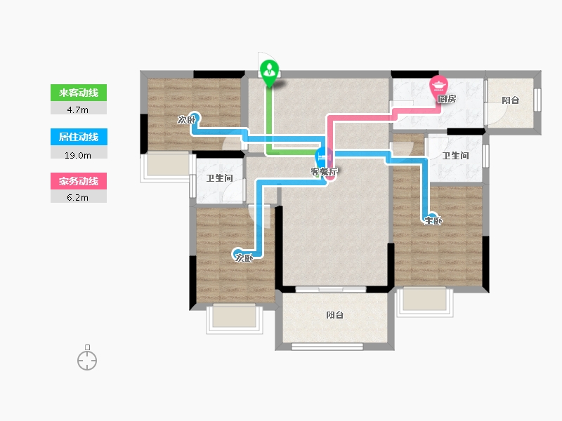 广东省-河源市-维景南城花园-84.79-户型库-动静线