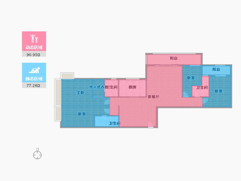 广东省-广州市-金众西关海-153.63-户型库-动静分区