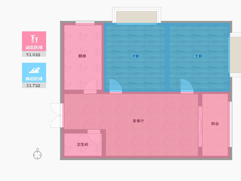 河南省-平顶山市-臻悦府-74.01-户型库-动静分区