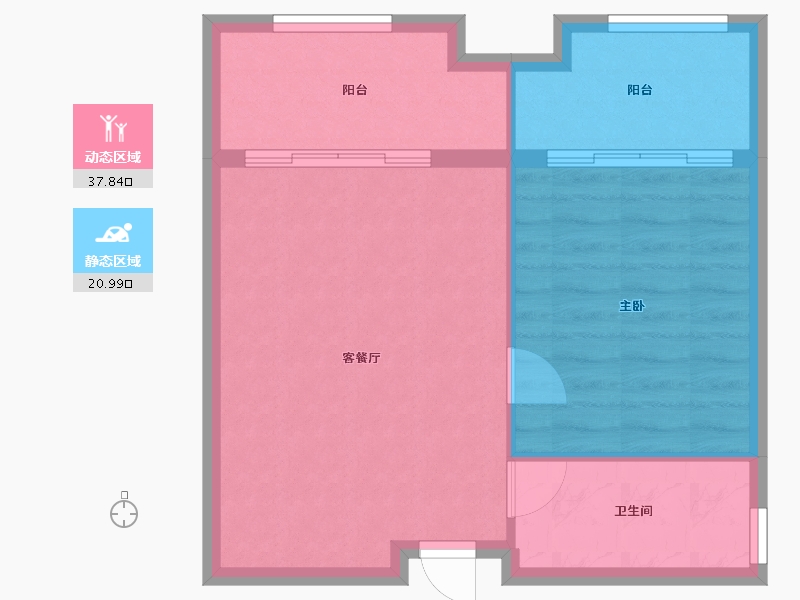 海南省-陵水黎族自治县-一品清水湾-53.64-户型库-动静分区