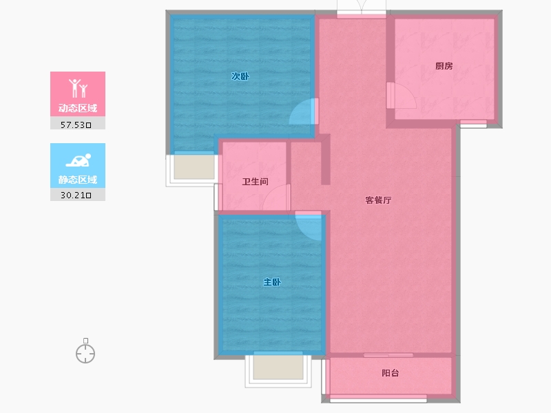 甘肃省-平凉市-万美城市花园​-78.28-户型库-动静分区