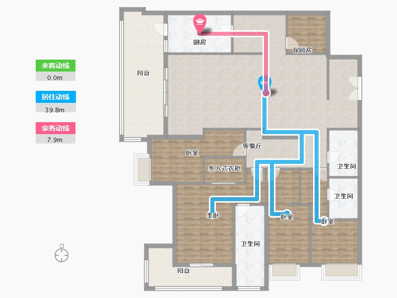 广东省-广州市-金众西关海-207.22-户型库-动静线