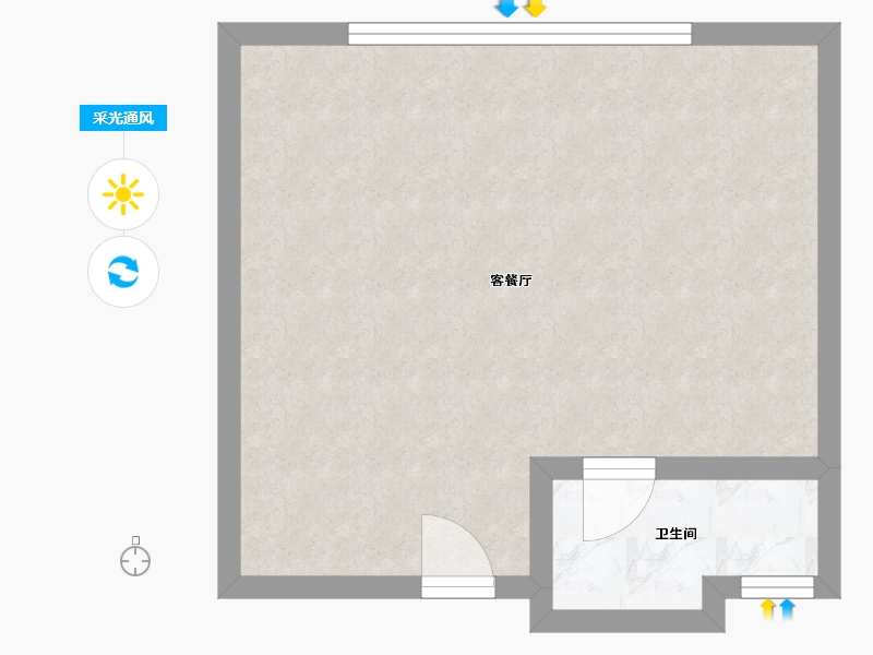 山东省-济宁市-瑞马大公馆-36.39-户型库-采光通风