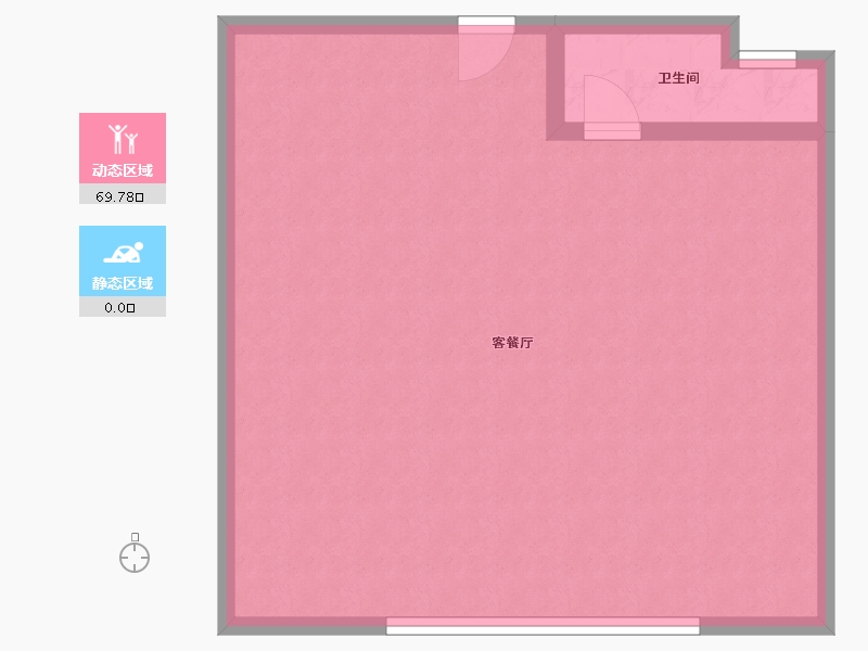 山东省-济宁市-瑞马大公馆-64.99-户型库-动静分区