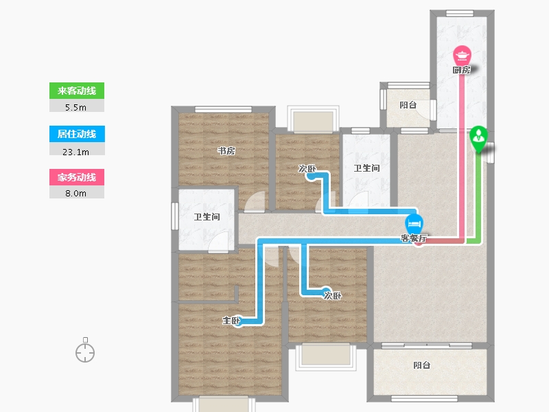 山东省-济宁市-济宁恒大悦珑湾-119.24-户型库-动静线