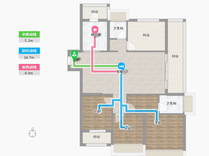 安徽省-滁州市-远东苏滁壹号-103.21-户型库-动静线