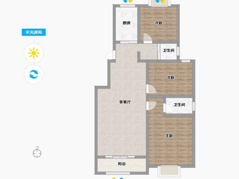 湖南省-湘潭市-万憬欣悦园-92.01-户型库-采光通风