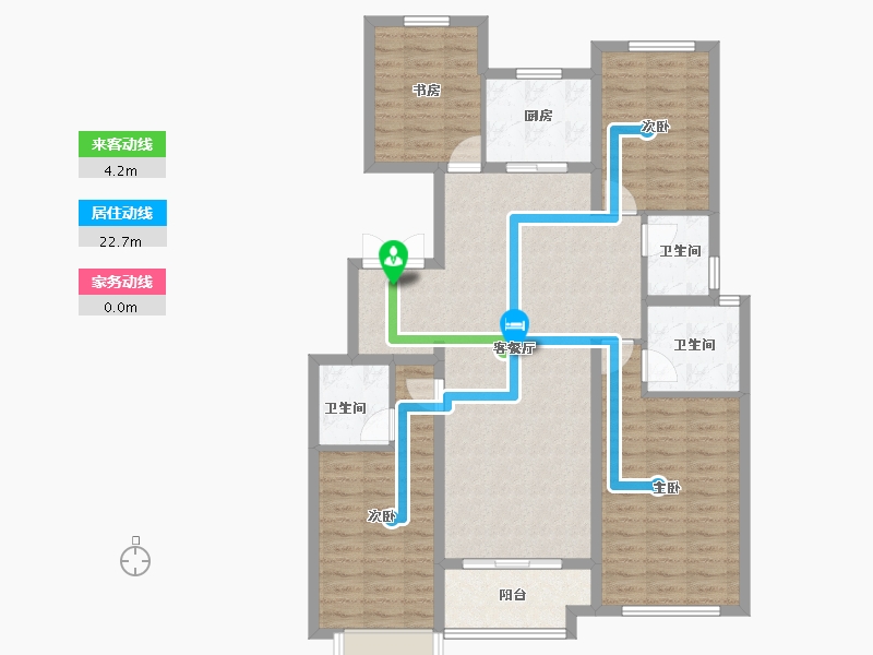 山东省-滨州市-荣盛墨香山南-114.40-户型库-动静线