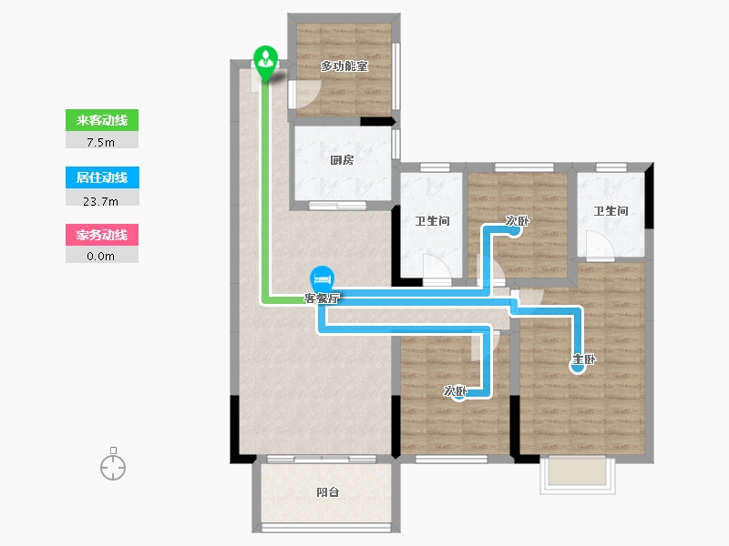 湖南省-邵阳市-江院城市森林-102.15-户型库-动静线