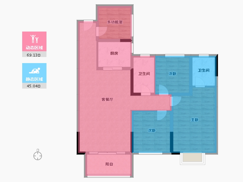 湖南省-邵阳市-江院城市森林-102.15-户型库-动静分区