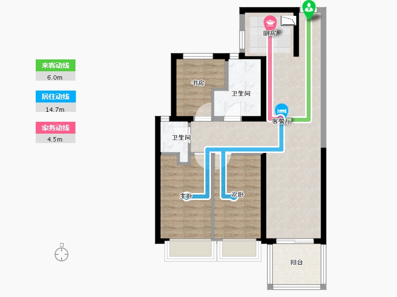 河南省-郑州市-建海当代公园阅MOMΛ-71.20-户型库-动静线