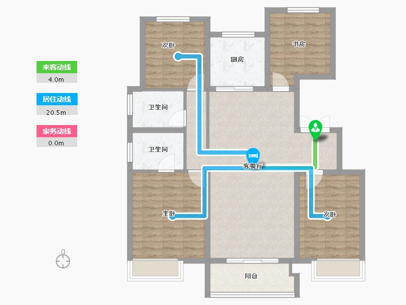 河南省-商丘市-常春藤畅馨园-102.23-户型库-动静线