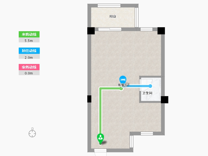 福建省-福州市-陶然居-45.00-户型库-动静线