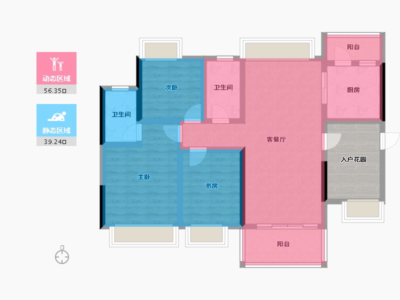 江西省-抚州市-家和十里桃源健康小镇-93.09-户型库-动静分区