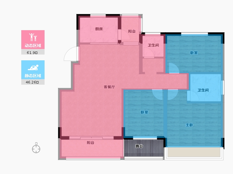 河南省-濮阳市-乐享御府-101.22-户型库-动静分区