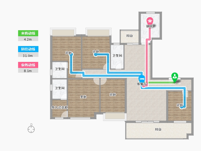 广东省-汕尾市-荣归故里富航花园-170.30-户型库-动静线