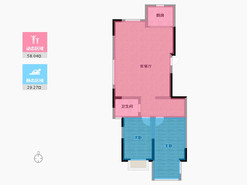 山东省-威海市-悦海苑小区-95.00-户型库-动静分区