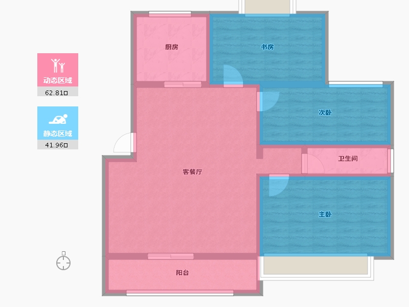 山东省-济宁市-恒兴经典-93.32-户型库-动静分区