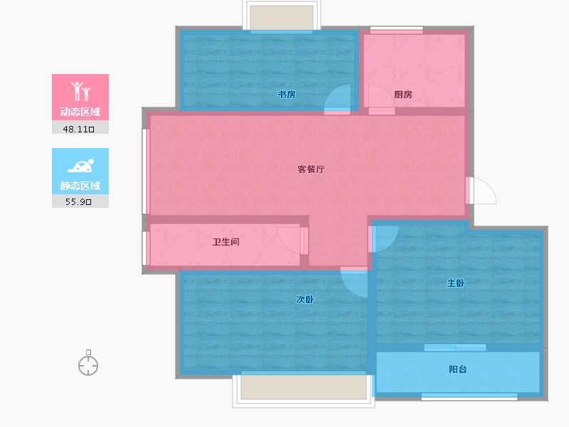 山东省-济宁市-恒兴经典-92.15-户型库-动静分区