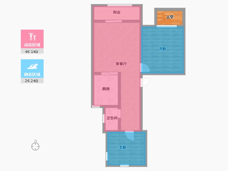 山东省-烟台市-月季花城-66.72-户型库-动静分区