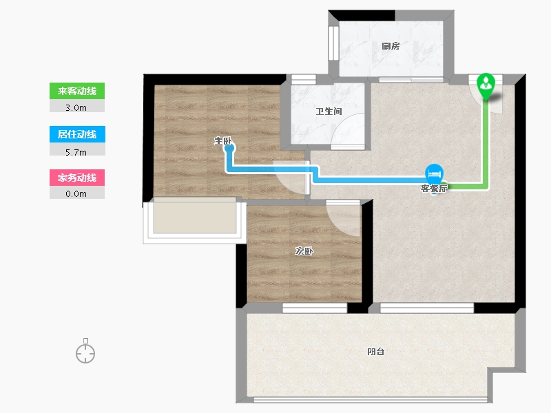 四川省-攀枝花市-金为·迷易温泉城-51.20-户型库-动静线