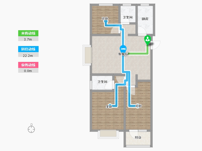 山东省-济宁市-九巨龙龙城公馆-100.00-户型库-动静线