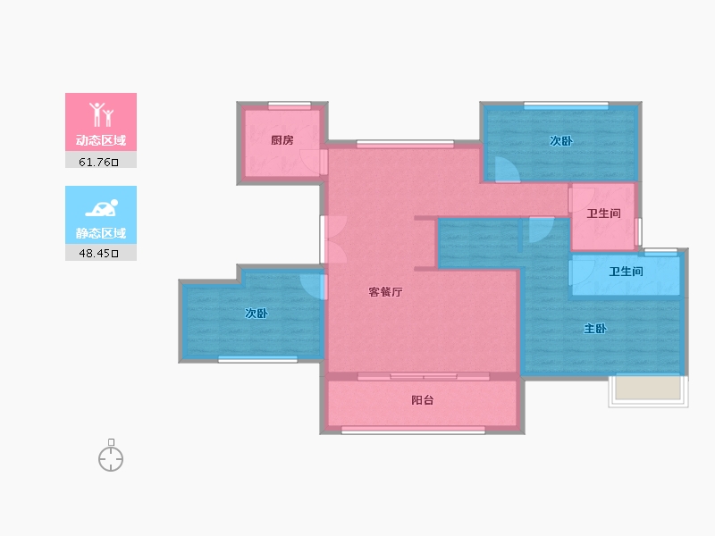 山东省-济宁市-绿地国际城-99.13-户型库-动静分区