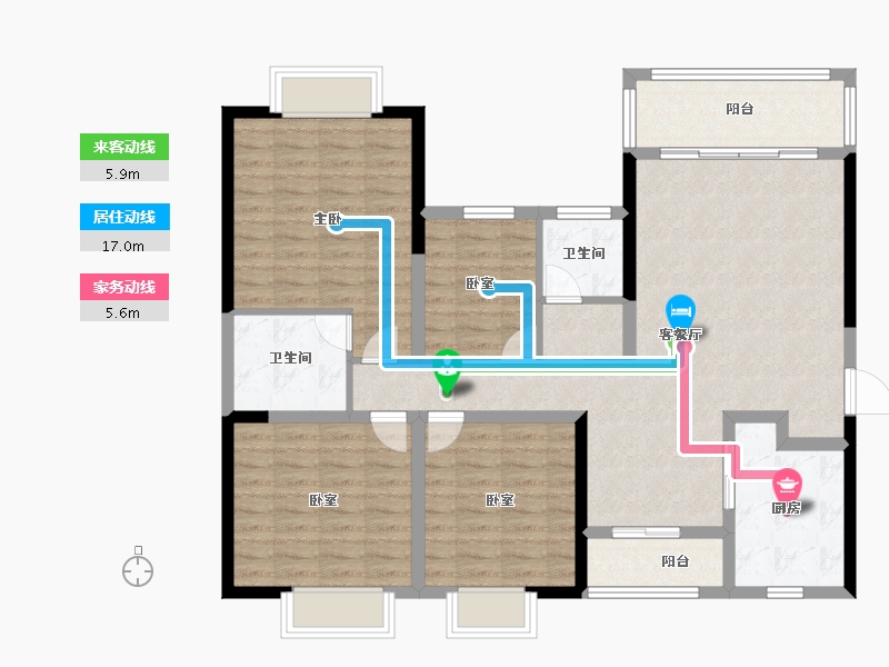 湖南省-湘西土家族苗族自治州-溶江学府-114.82-户型库-动静线