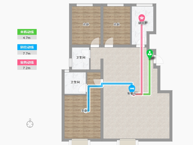 河北省-保定市-学府澜湾-120.00-户型库-动静线