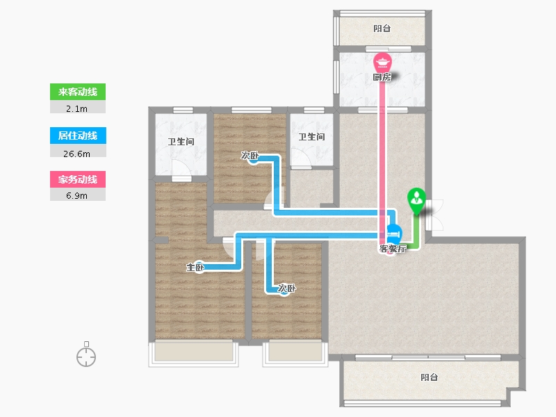 贵州省-铜仁市-万和星城-138.00-户型库-动静线