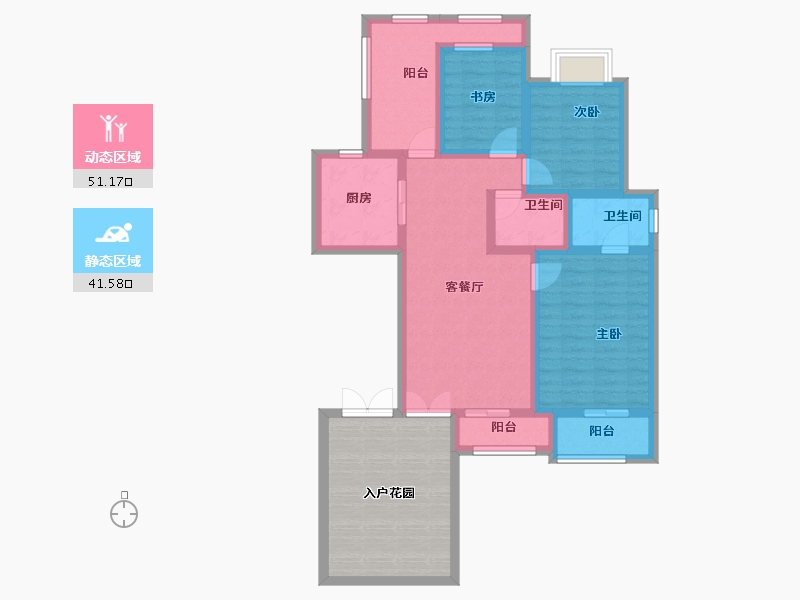 山东省-济宁市-百大生态庄园-97.82-户型库-动静分区