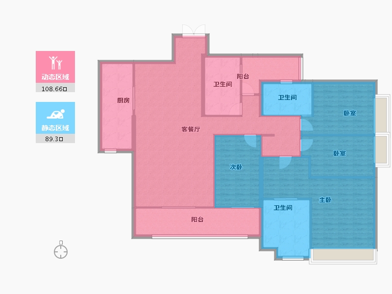 广东省-广州市-金众西关海-181.53-户型库-动静分区