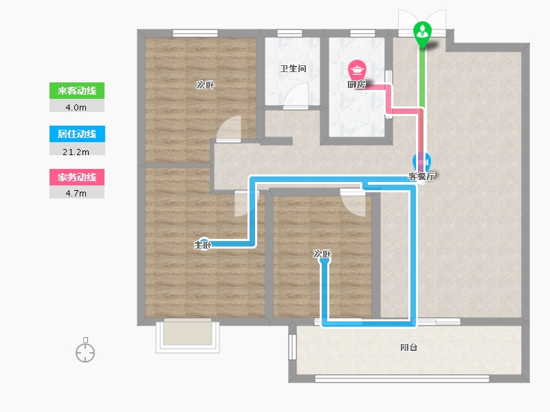 山东省-临沂市-联泰中心城-107.00-户型库-动静线