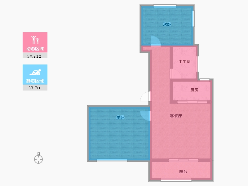 山东省-烟台市-月季花城-74.77-户型库-动静分区