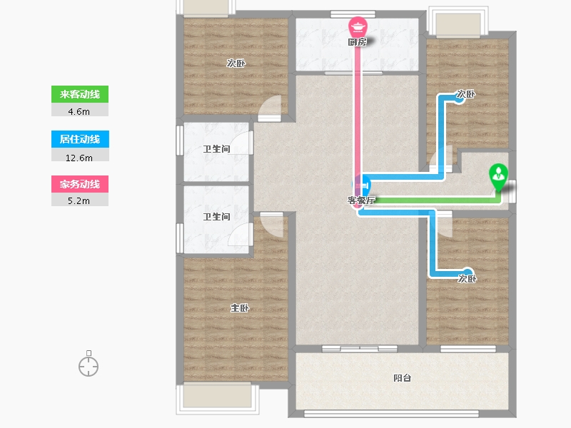 山东省-济宁市-红星瑞马世家-127.06-户型库-动静线