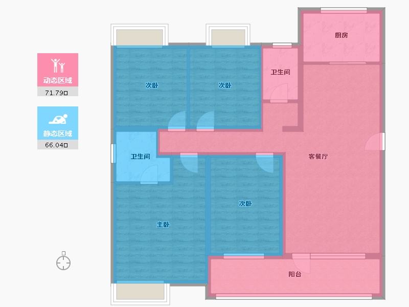 山东省-济宁市-红星瑞马世家-123.35-户型库-动静分区