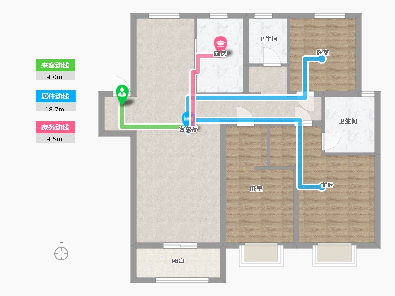 山东省-济南市-中建·国熙台-106.02-户型库-动静线