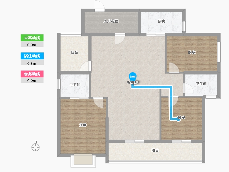 广东省-揭阳市-玺悦华府-120.52-户型库-动静线