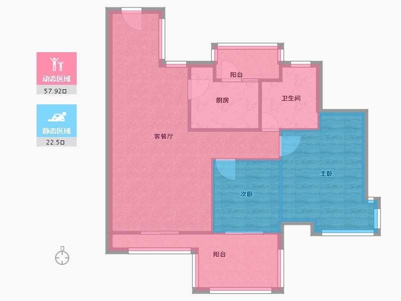 广东省-深圳市-佳兆业·上品雅园-54.00-户型库-动静分区