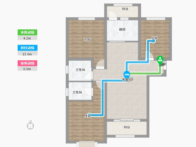 河南省-开封市-新惠华府-89.24-户型库-动静线