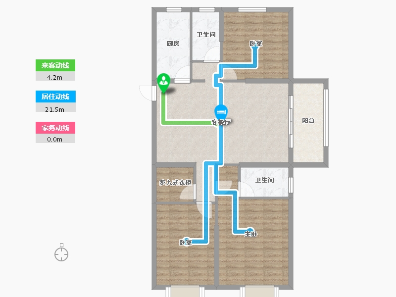 河南省-郑州市-碧桂园华府-100.00-户型库-动静线