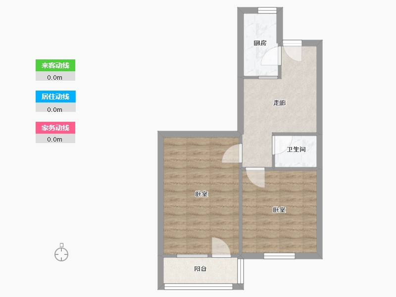 北京-北京市-大慧寺-6号院-47.20-户型库-动静线