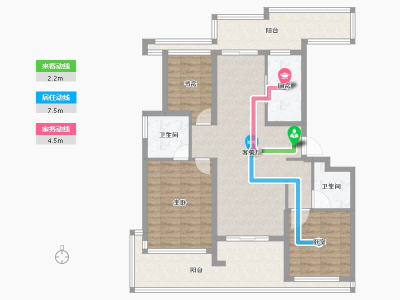 浙江省-衢州市-蓝城·春风江山-99.19-户型库-动静线